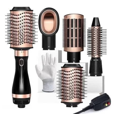 Skimi Hair Dryer Brush, Hot Air Brush, Blow Dryer Brush Tool Set Straightener/Dryer/Curling Plastic, Round Brush Hair Dryer