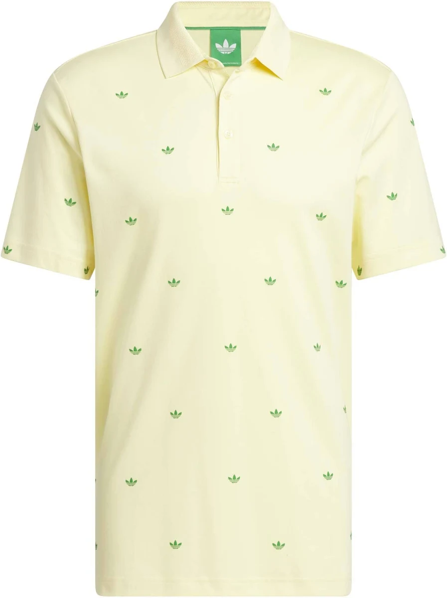 adidas Originals Men's Printed Trefoil Golf Polo