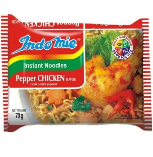 Indo Mie Instant Noodles Pepper Chicken Flavour 70g