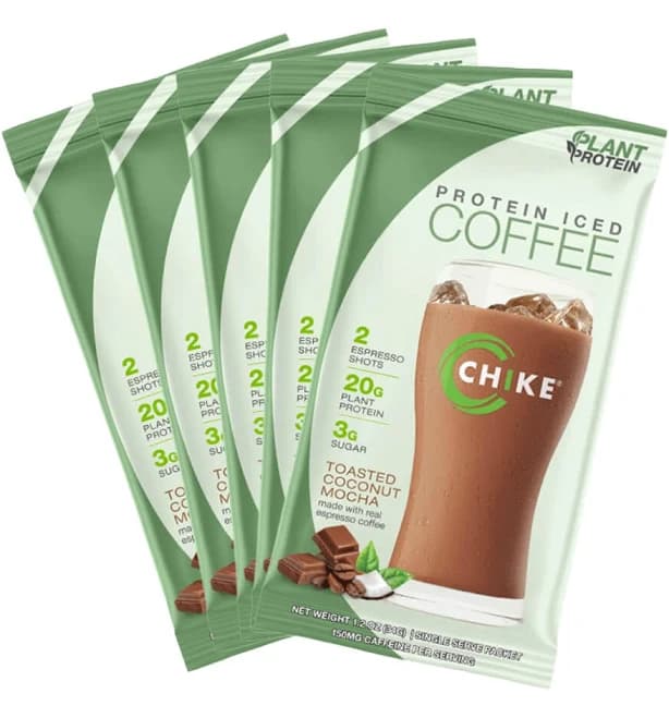 Plant-Based Iced Protein Coffee Sampler | Vegan High-Protein Coffee Pack Toasted Coconut Mocha