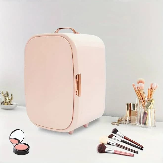 Portable Skincare Fridge with LED Display