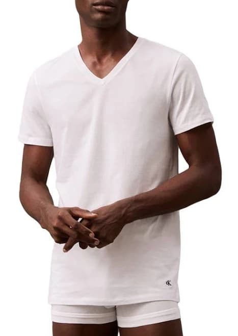 Calvin Klein Men's 3-Pack Cotton Classics V-Neck T-Shirts