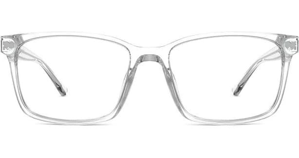Crystal Clear Rectangle Eyeglasses - Magnetic Frames by Pair Eyewear - Rx, Blue Light, Progressives, Readers