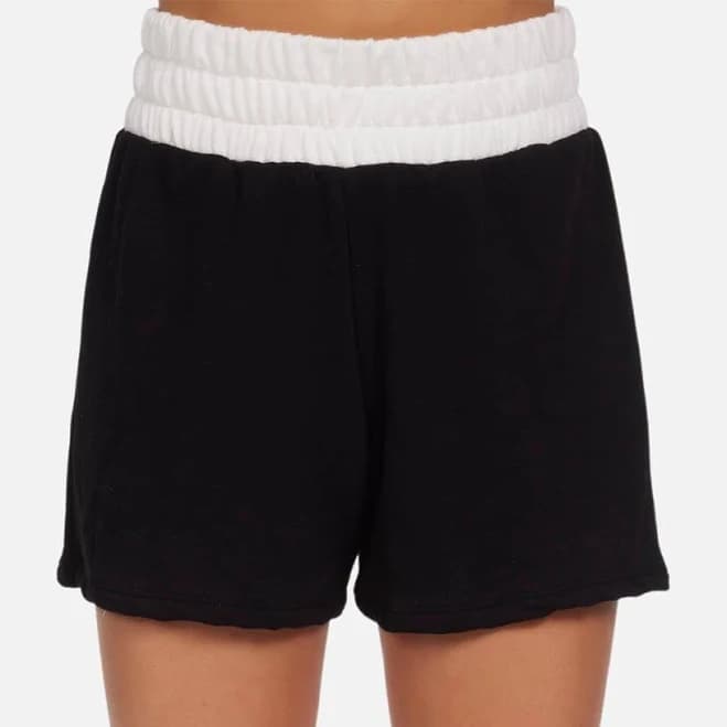 Kallis by Michel Lauren Women's Shorts with Contrast Waistband