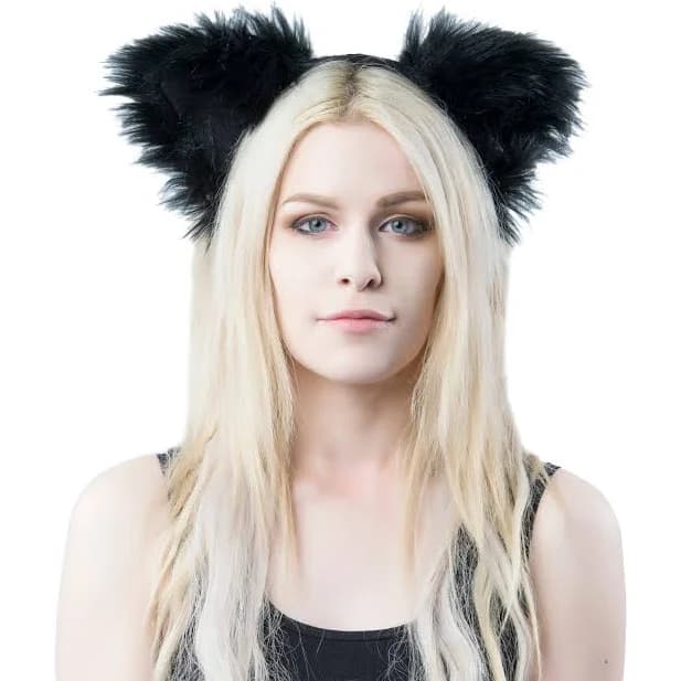 Pawstar Kitty Cat Ear Furry Headband