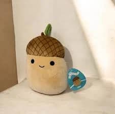 Squishmallow Kellytoy Mac the Acorn Fall Collection 8”