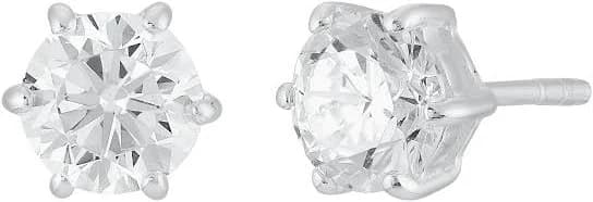 Silpada Glisten and Gleam Sterling Silver Cubic Zirconia Stud Earrings