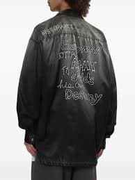 Maison MIHARA YASUHIRO logo-patch Shirt | Grey | FARFETCH VN