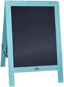 Canterbury 30" x 20" Vintage Wooden A-Frame Magnetic Chalkboard Sign