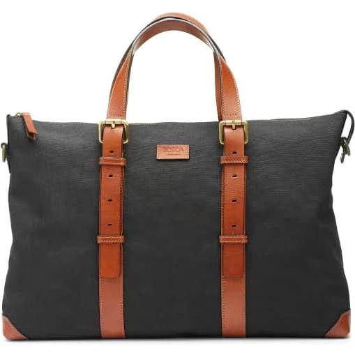 Bosca Men's Arno Slim Recycled Nylon & Leather Tote