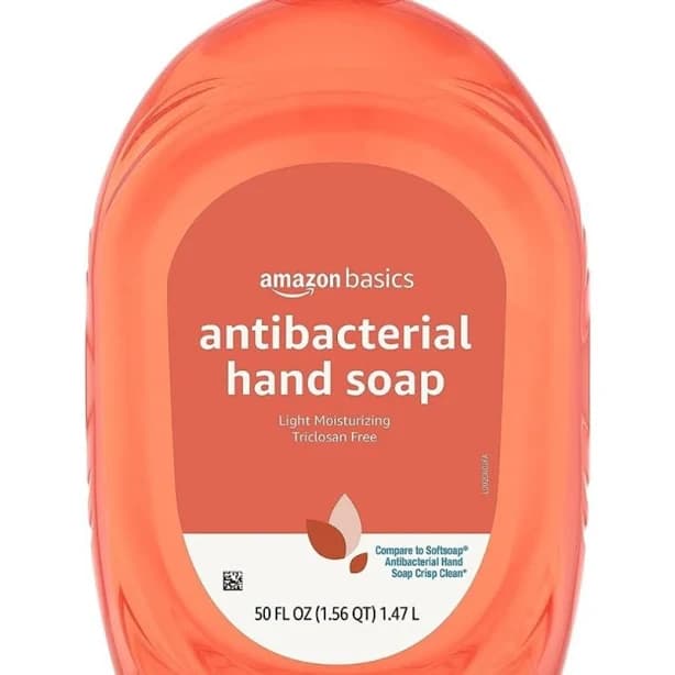 32 Degrees Amazon Basics Antibacterial Liquid Hand Soap Refill, Light Moisturizing - New Beauty