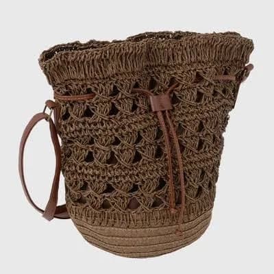 Anna-Kaci Women's Bohemian Crochet Shoulder Bag