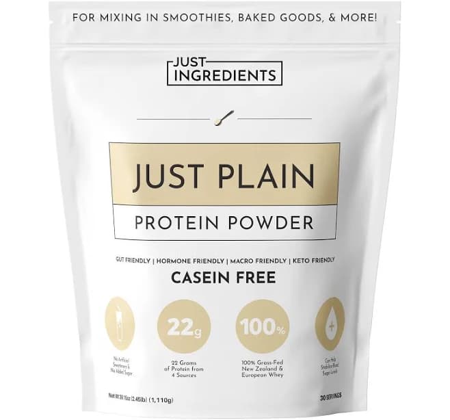 Just Ingredients Just Plain Protein Powder