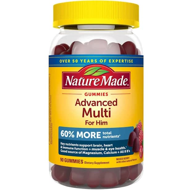 Nature Made Advanced Multi for Him with Mixed Berry