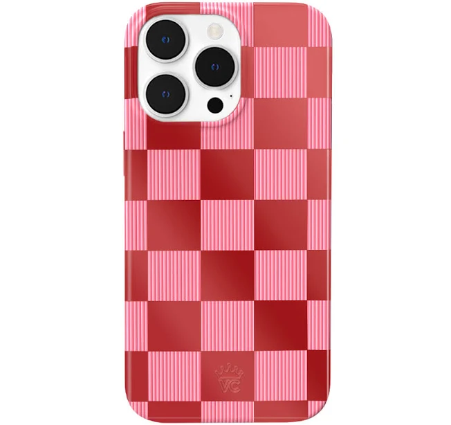 Rose Vibe Checkered iPhone Case iPhone