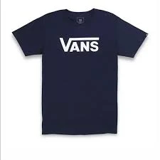 Brand New Classic Vans Logo t-shirt in Navy Blue