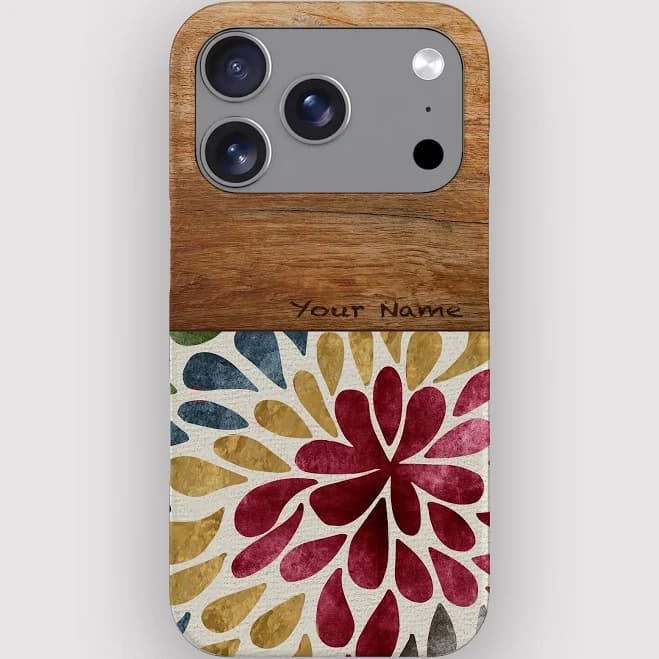 Rainbow Drop Bright Abstract Phone Case for Apple iPhone 17, 16, 15. MagSafe Option