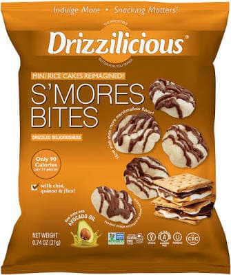 Drizzilicious S'mores Mini Rice Cake