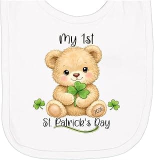 inktastic My First St. Patrick's Day Newborn Bib