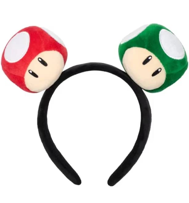 SUPER NINTENDO WORLD Super Mushroom and 1-UP Mushroom Headband