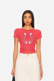Laundry Room Lucky Love Baby Tee in Red – CHROME