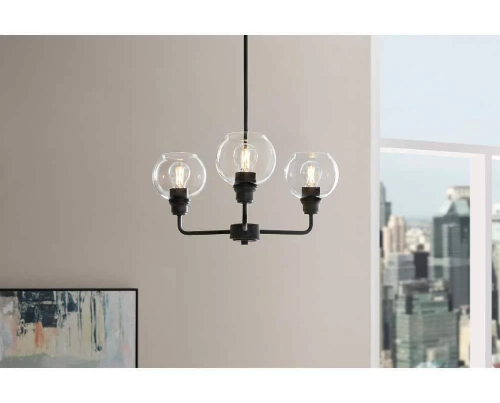 Hampton Bay Florabelle 3-Light Chandelier