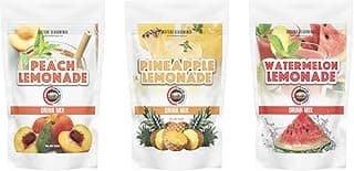 Igotchu Seasonings Lemonade Variety Pack (Pineapple, Peach, Watermelon Flavors) 50.4oz, Pack of 3