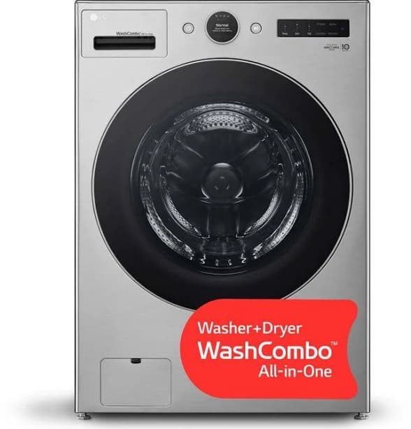 LG 5.0 Cu. Ft. Graphite Steel Washer Dryer Combo WM6998HVA