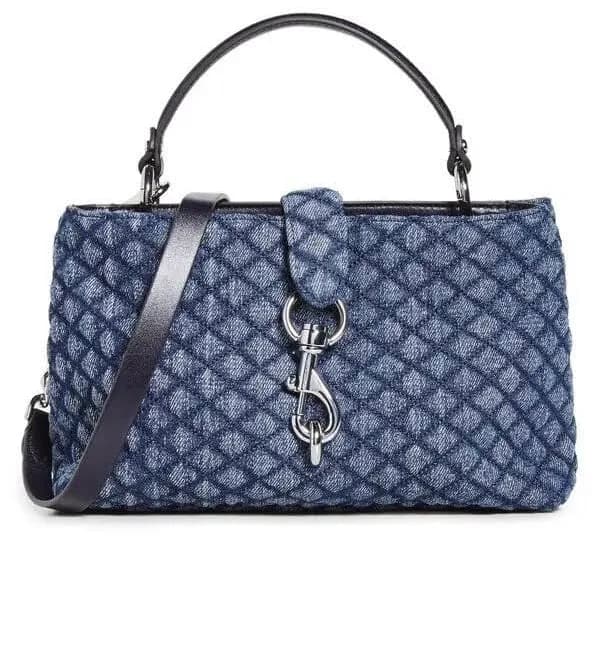 Rebecca Minkoff Edie Quilted Denim Satchel