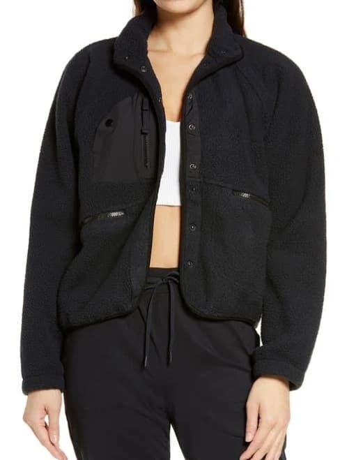 Free People FP Movement Hit The Slopes Fleece Jacket