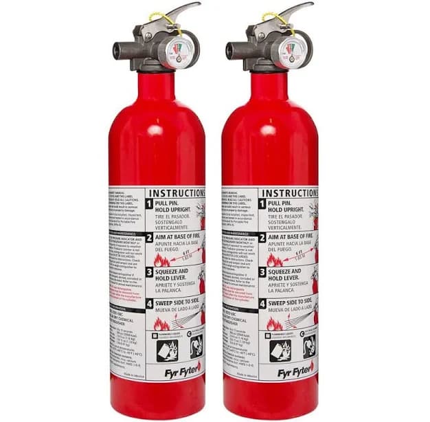 Kidde Home and Workshop Disposable Fire Extinguisher 2-Pack