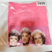 The Golden Girls Shirt Womens Medium Pink Short Sleeve Crew Neck Pullover Tee | eBay