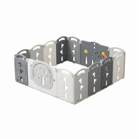 Portable Baby Playpen with Educational Activity Center
