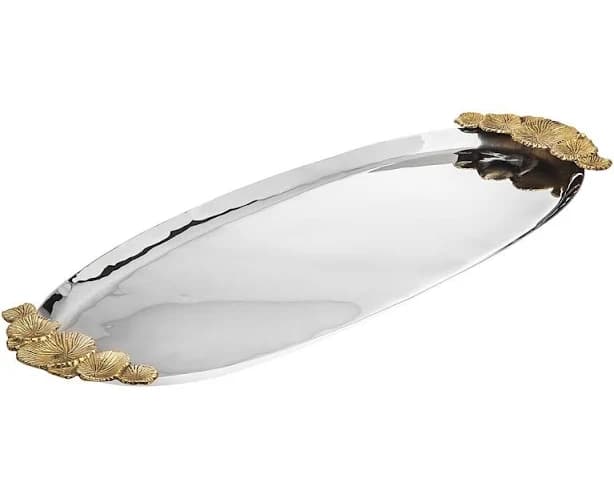 Godinger Mayfair Handled Oval Tray