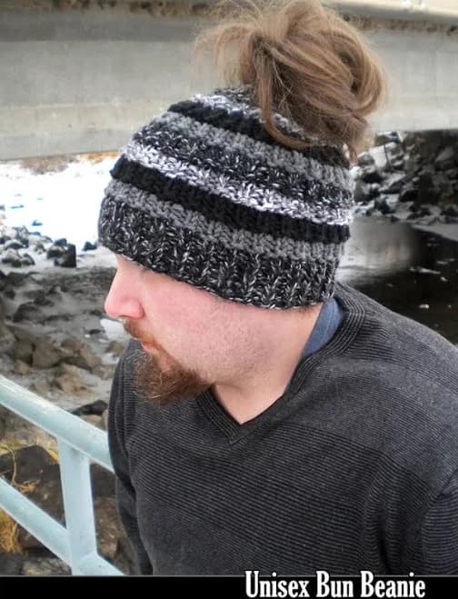 Unisex Bun Beanie