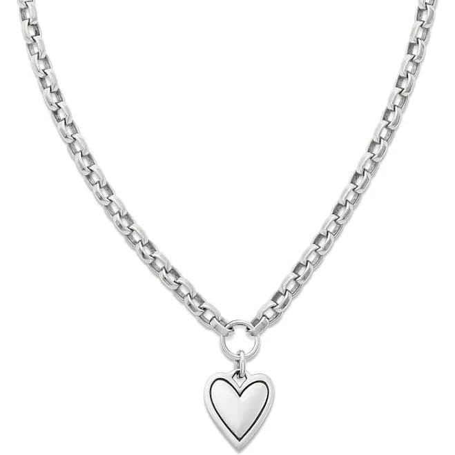 James Avery Sterling Silver Timeless Heart Pendant Necklace