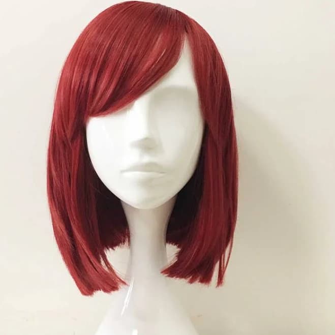 Bob Bangs Straight Hair Anime Cosplay Wig