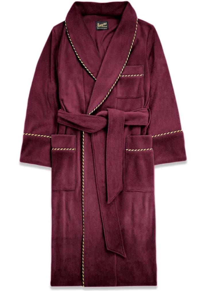 Men's Soft Plush Robe Fleece