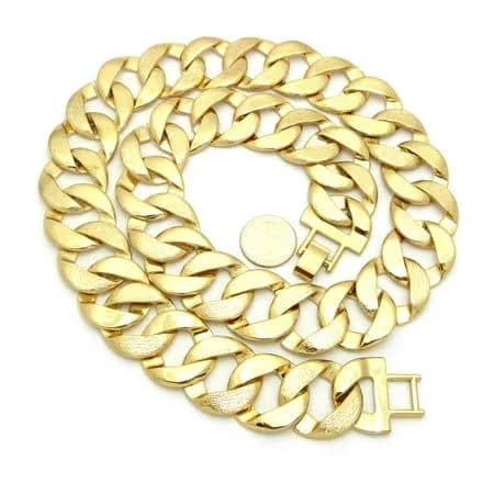 Men's Hip-hop Rapper's Style Cuban Link Chain Necklace