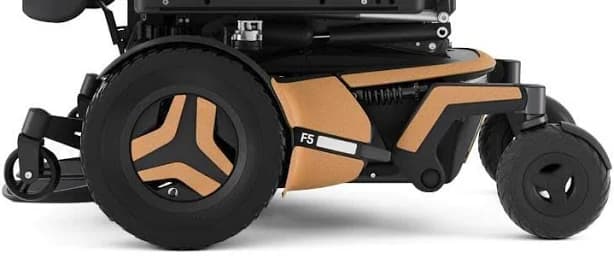 Permobil 2019 F5 Corpus VS Superior Power Standing Custom Wheelchair, Bronze