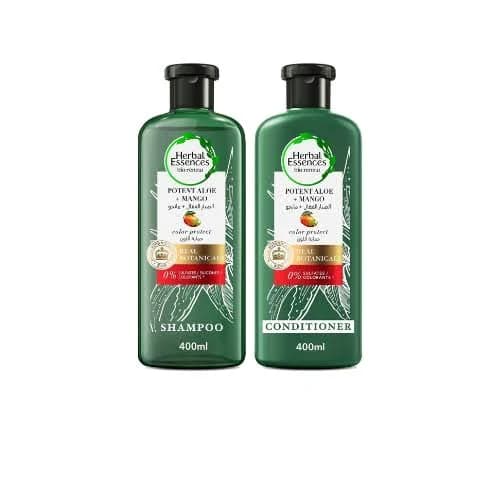 Herbal Essences Sulfate Free Potent Aloe + Mango Shampoo & Conditioner