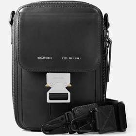 Men's Minimalist Compact Leather Crossbody Bag