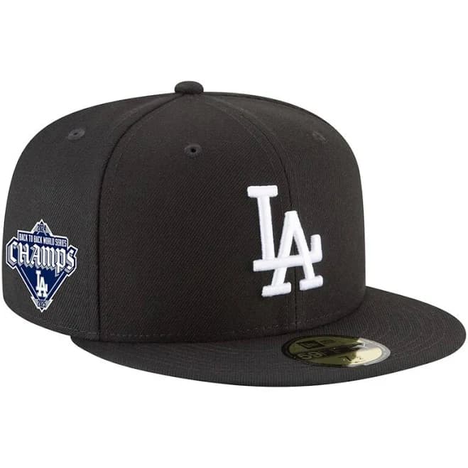 New Era Men's Los Angeles Dodgers 2024/25 Back-to-Back Champions Diamond Side Patch