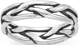 James Avery Sterling Silver Tresse Wedding Ring
