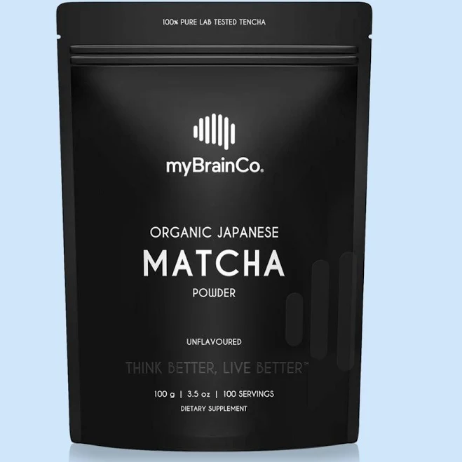 Premium Organic Japanese Matcha Powder – myBrainCo – High L-Theanine & EGCG