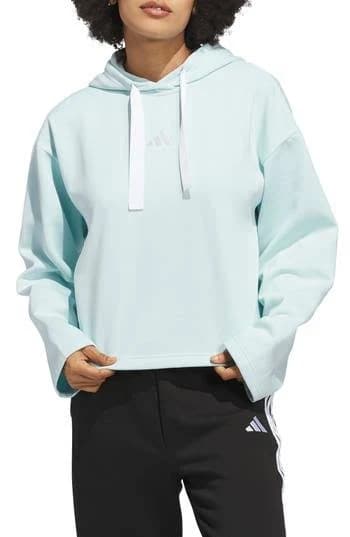 adidas Women's Fleece 3-Stripes Loose-Fit Hoodie