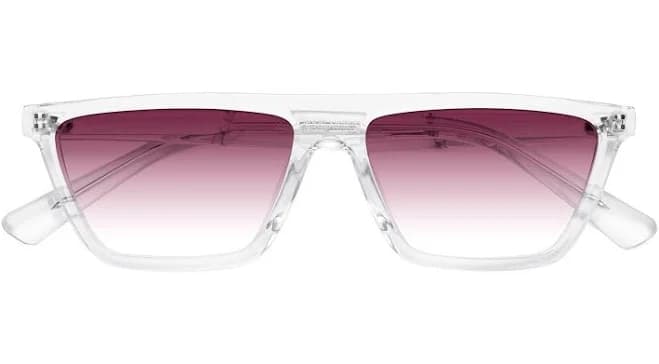 Geek-Chic Shield Geometric Gradient Sunglasses Sunwear Lenses