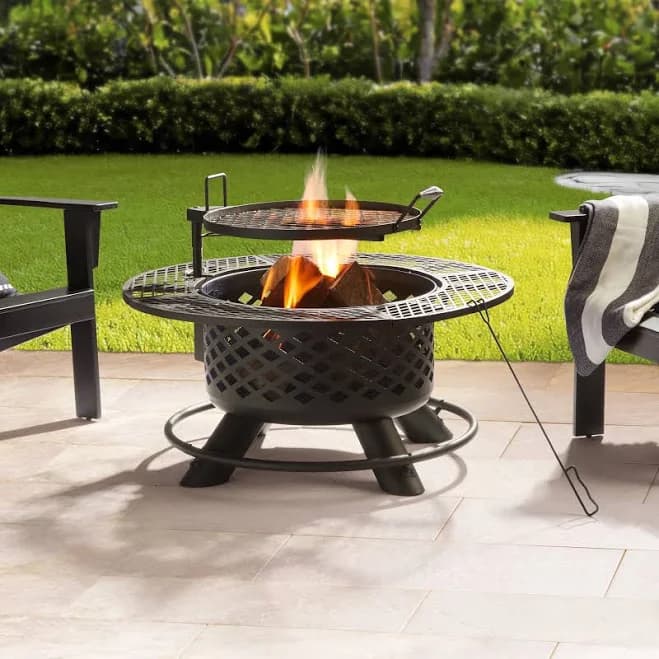 Mainstays 40-Inch Wood Burning Ranch Fire Pit