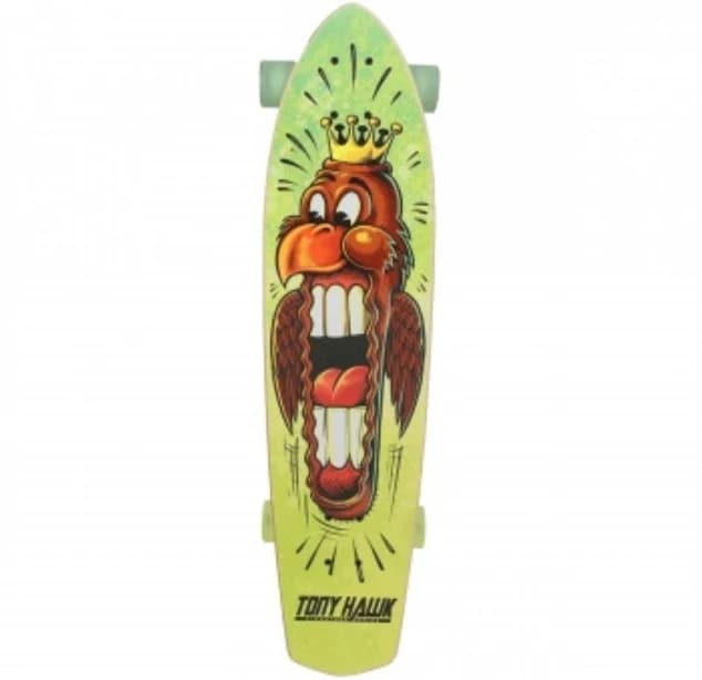 Tony Hawk 34" Big Mouth Cruiser Skateboard