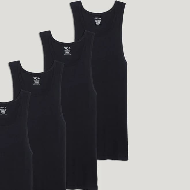 Jockey Men's 100% Cotton A-Shirt Tank